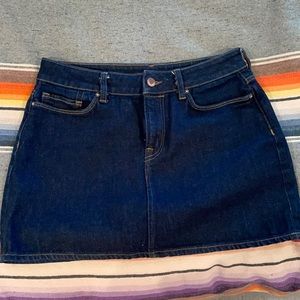All Saints denim mini skirt Sz 6